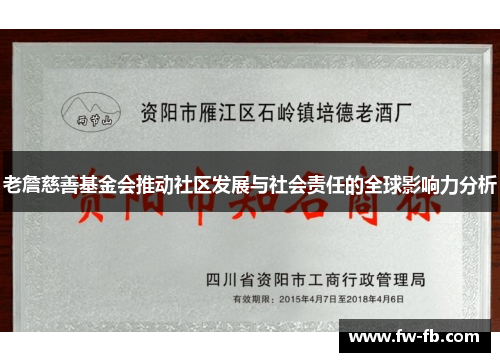 老詹慈善基金会推动社区发展与社会责任的全球影响力分析 老詹慈善基金会推动社区发展与社会责任的全球影响力分析