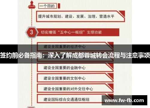 签约前必备指南:深入了解成都蓉城转会流程与注意事项 签约前必备指南:深入了解成都蓉城转会流程与注意事项
