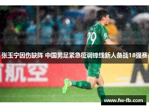 张玉宁因伤缺阵 中国男足紧急征调锋线新人备战18强赛 张玉宁因伤缺阵 中国男足紧急征调锋线新人备战18强赛