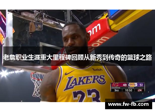老詹职业生涯重大里程碑回顾从新秀到传奇的篮球之路